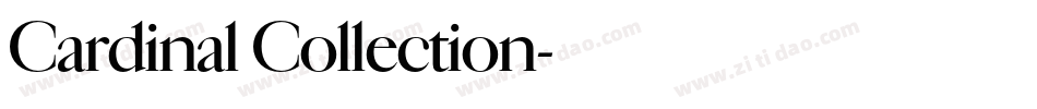 Cardinal Collection字体转换